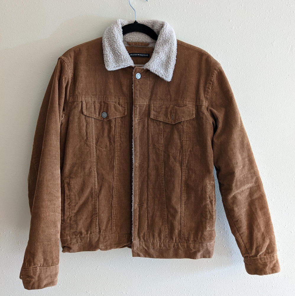 Brandy Melville Corduroy and Sherpa Jacket